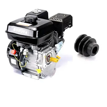 

7HP 4-Stroke 210cc Gas Engine Motor Petrol 170F 168F Pull Start Air-cooled with 20mm Double Groove Pulley V type Belt