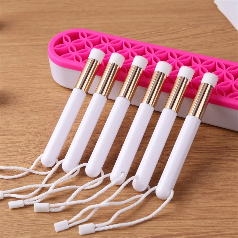 2 4Pcs Mini Blending Brush Set Smooth Blending Ink Painting Small