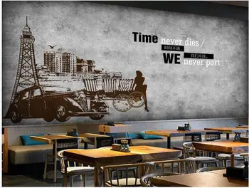 

wallpaper for walls 3 d for living room European and American wall bar coffee wallpapers shop background wall