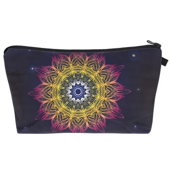 

Starry Mandala Printing Women Makeup Bags Leisure Female Capacity Cosmetic Cases Outdoor Waterproof Make Up Pouch Female 2020