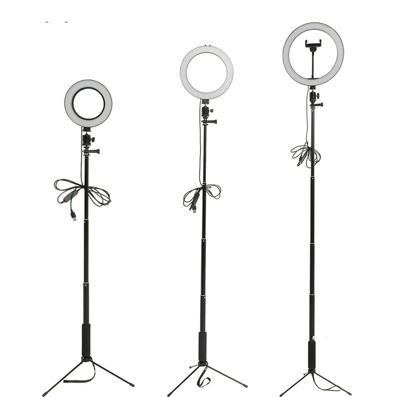 6/8/10“ Professional Ring Light Stand Photo Studio Round Lamp Led Photo