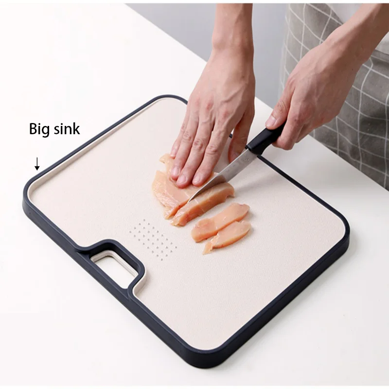 Innovative Antibacterial Wheatgrass Raw Material Cutting Board Kitchen Accessories Fruit, Meat