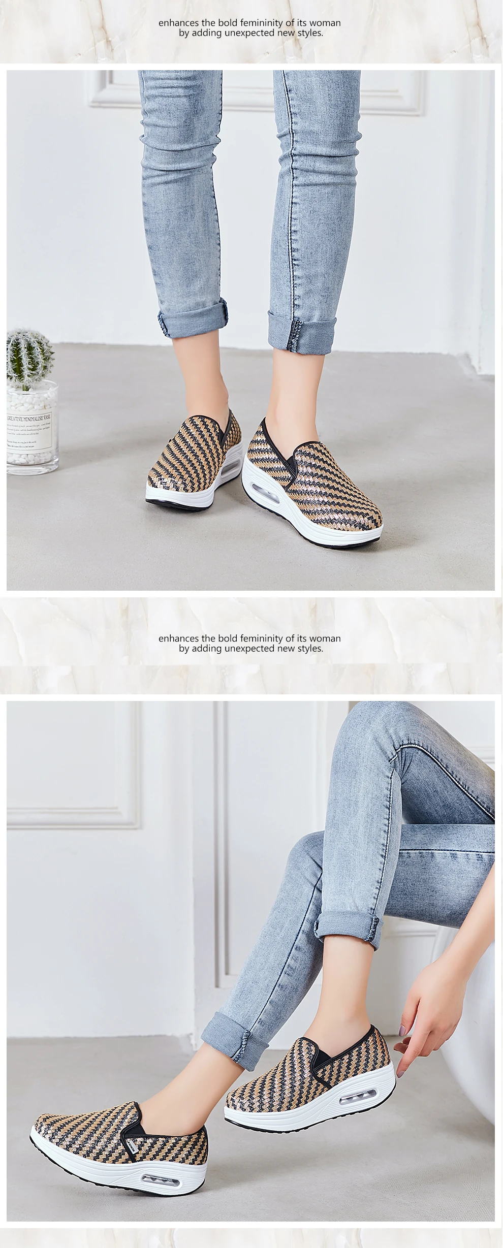 Дышащая женская обувь; Повседневная Женская Вулканизированная обувь на платформе; сезон осень; Женская тканая обувь из искусственной кожи на плоской подошве; нескользящие женские кроссовки