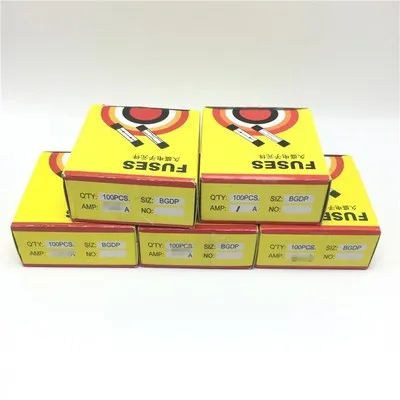 

High Quality 100pcs/box 6*30mm Glass fuse 0.1A-5A Fast fuse 250V 6*30 F0.1A-F5A 250V Glass Fuse New and original
