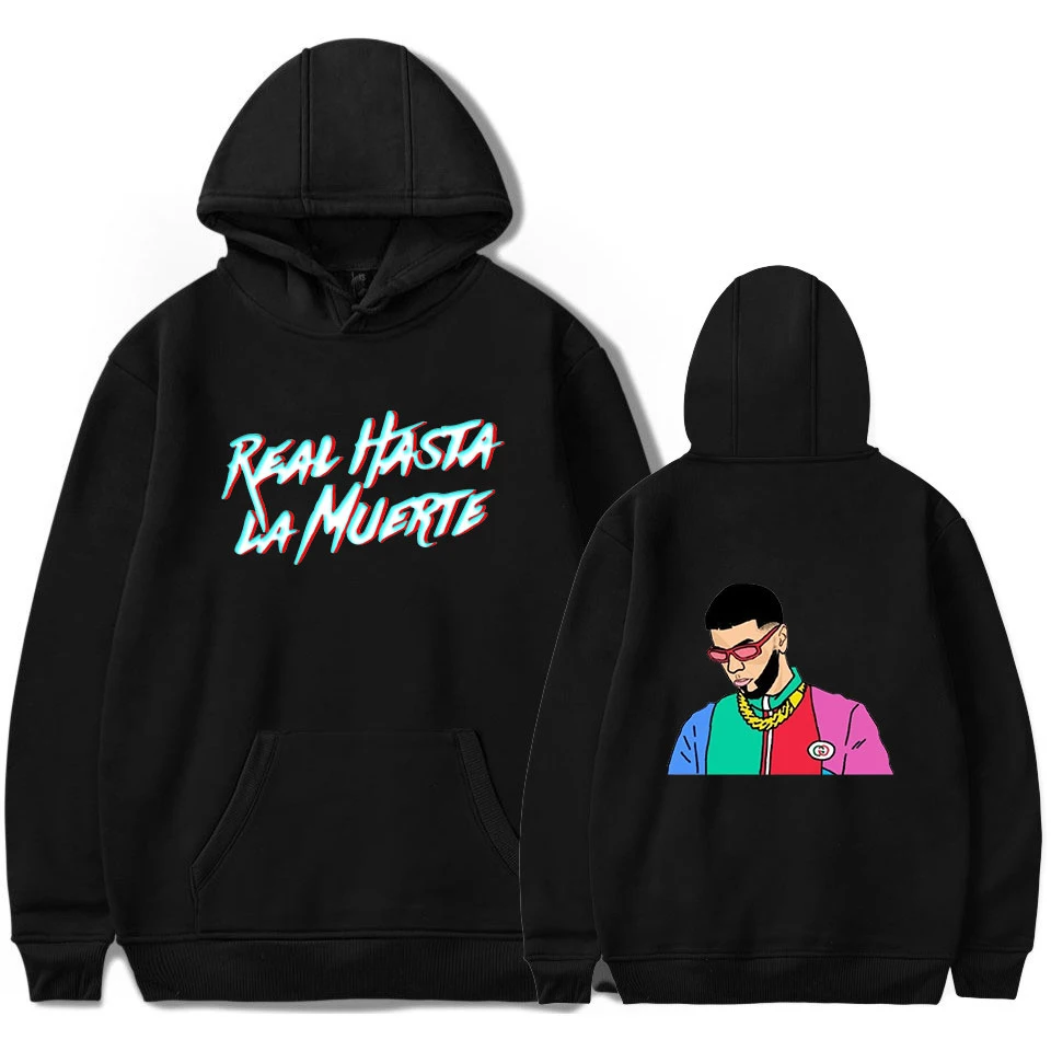 Anuel AA Стиль Знаменитостей уличная Толстовка зима осень для мужчин/женщин хип хоп пуловер с длинным рукавом негабаритных толстовки