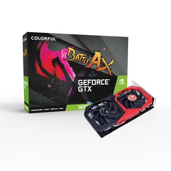 

Colorful GeForce GTX 1650 SUPER NB 4G-V GDDR6 128Bit 1530Mhz/1725Mhz DP+HDMI+DVI 12Nm Gaming Video Image Card