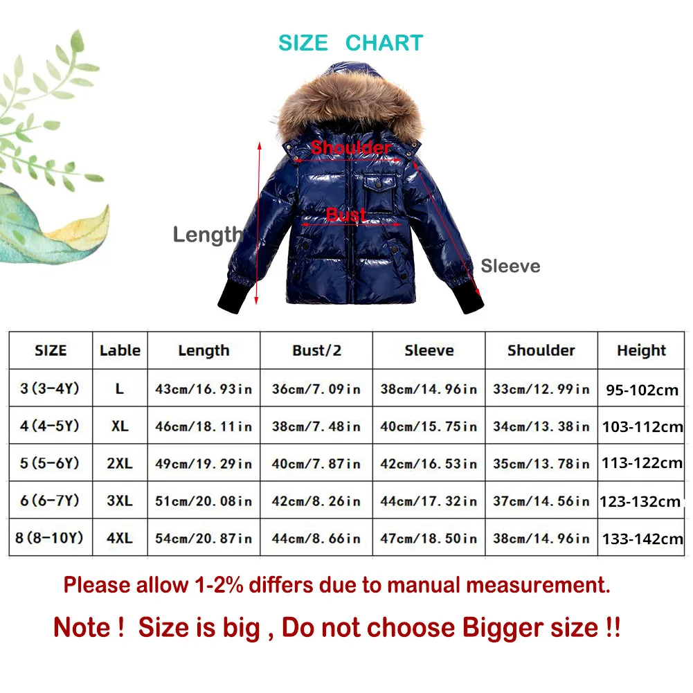 2023 Orangemom kids winter clothes duck down boys girls jackets infant boy coats children's jackets clothing shiny coat snow images - 6