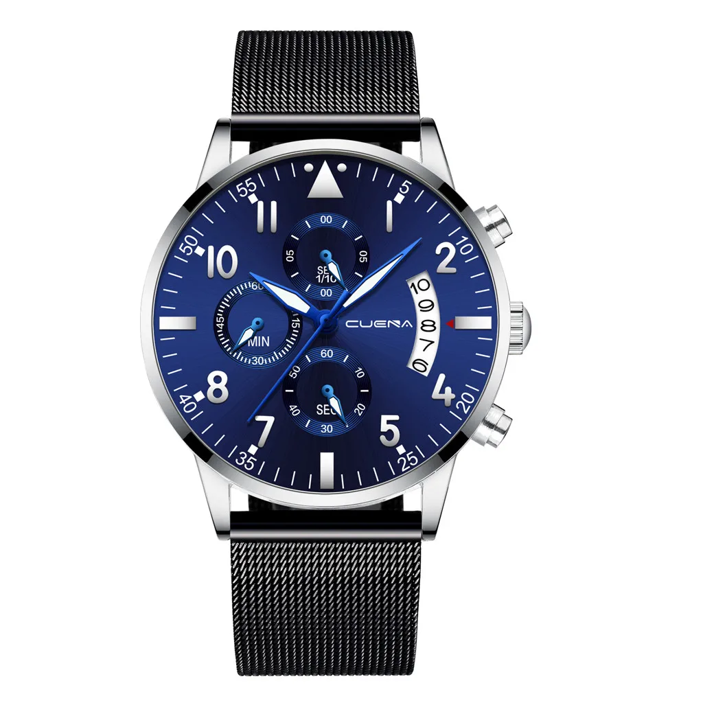 Men Stainless Steel Luxury Military Analog Sport Quartz Mens Wrist Watch relojes hombre часы наручные мужские Dropshipping#2 |