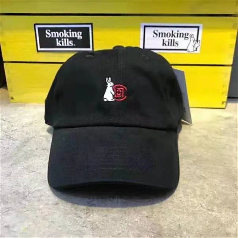 

FR2 Caps FR2 Baseball Cap Men Women Unisex Casual High Quality Adjustable FXXXKING RABBITS Cap Embroidered Rabbit Welldone
