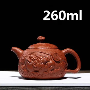 

Chinese Porcelain Teapots Yixing Clay Teapot Gongfu Tea Set 260ml New Arrived High Quality With Gift Box Safe Packagin