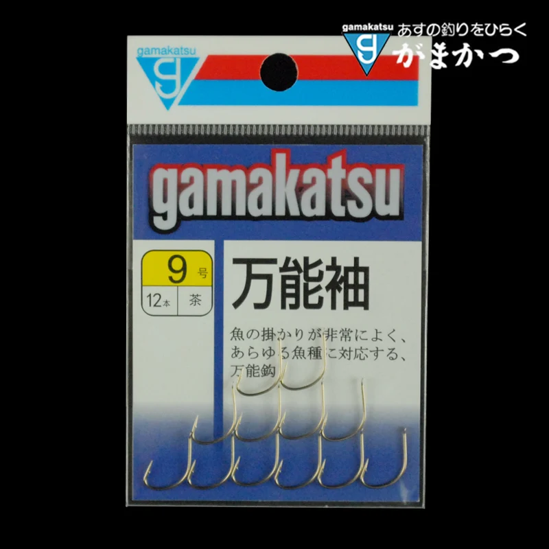 

High quality Japan Gamakatsu hook Universal sleeve Brown Barbed hook Japan Import Gamma Almighty sleeve hook