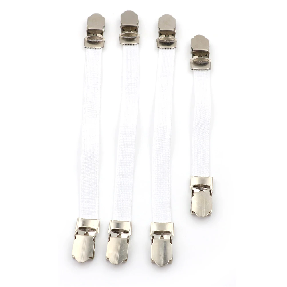 

Hot Sale 4pcs Ironing Board Cover Clip Fasteners Tight Fit Elastic Brace Ties Straps Grip Dropshipping