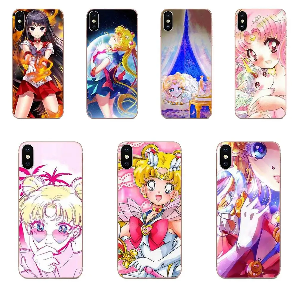 Best Sailor Moon Friends For Huawei Mate 9 10 20 P P8 P9 P10 P20 P30 P40 Lite Pro Smart 2017 Soft Phone | Мобильные телефоны и