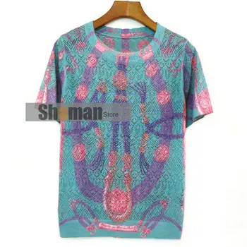 

high end 2020 Summer New short sleeve round Neck Tencel Linen hollow out knitted Women's Temperament Women's Shirt tshirt tops