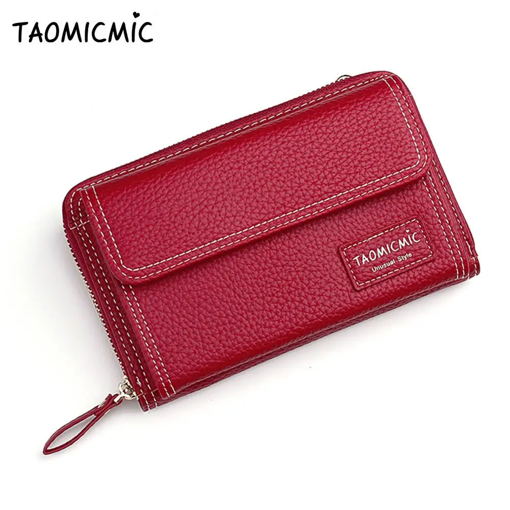 Messager Bags Phone Pocke Organizer Wallets Zipper Fashion Purse with Card Holder Lady Clutch PU Leather Women Handbags