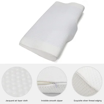 

Memory Foam Gel Pillow Summer Ice-cool Anti-snore Slow Rebound Sleep Pillow Orthopedic Soft Health Care Neck Pillow Home Bedding