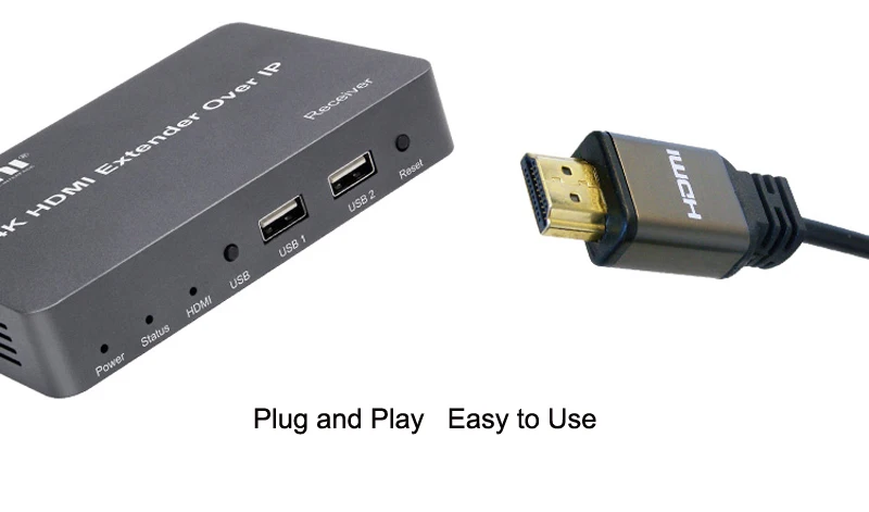 4K 30Hz HDMI удлинитель по TCP IP поддержка Gigabit PoE сетевой коммутатор CAT5E USB мышь клавиатура KVM до 150 м Cat6 до 30 приемник