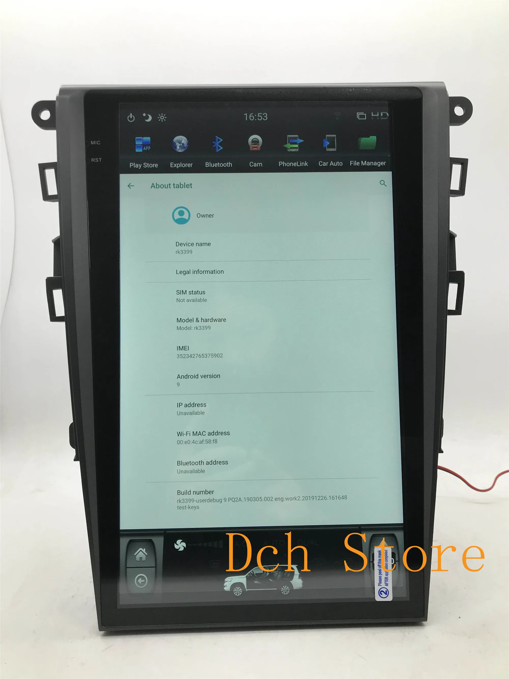 13 6 ''вертикальный автомобильный DVD плеер в стиле tesla Android 9 0 GPS навигация для Ford