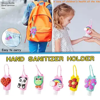 

30ml cartoon perfume bottle cooler silicone bottle lotion dispenser bottle holder