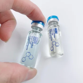 

5ml Gold Ampoule Serum 10pcs BB Cream Glow Starter Kit Dermawhite Mix Serum Add Foundation Niacinamide For Whitening Brightening