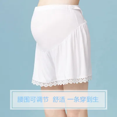 

Pregnant Women Pants 2017 New Style Leggings for Pregnant Woman Wide-Leg Maternity Pants Lace Safe Anti-Exposure Shorts for Preg