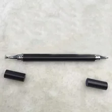 2 в 1, емкостный экран, аксессуары, тонкий наконечник, портативный, для студентов, для телефона, планшета, Пишущие принадлежности, точный металлический стилус, ручка в подарок