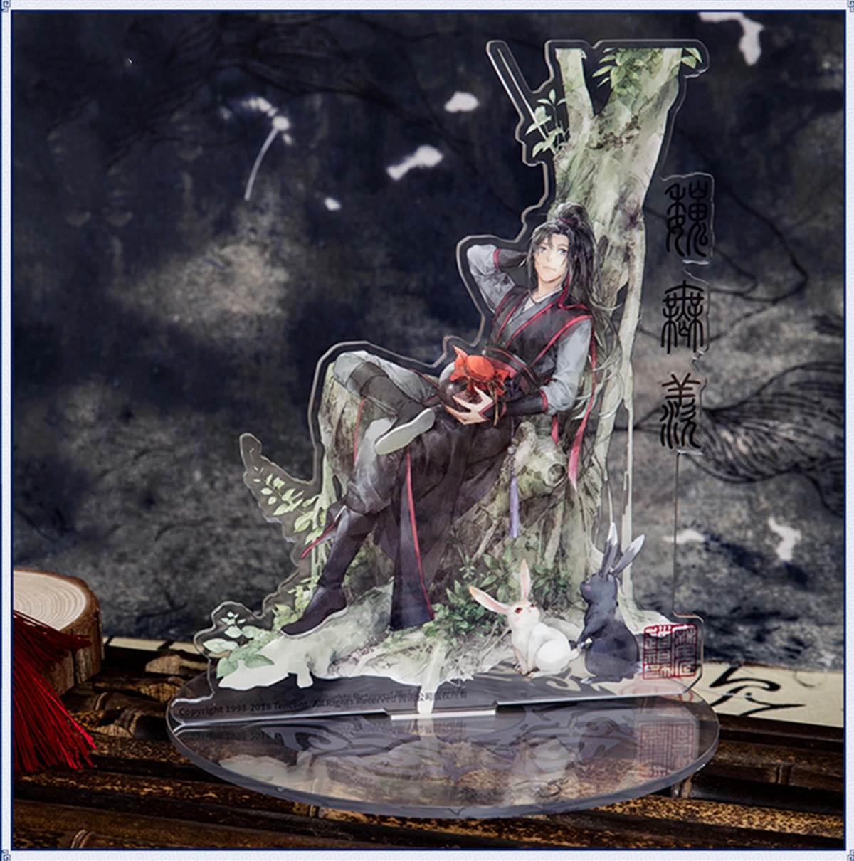 Wei Wuxian Lan Wangji сцена акриловая игрушка Косплей Mo Dao Zu Shi настольное украшение Grandmaster Demonic культивирование Хэллоуин - Цвет: Wei Wuxian