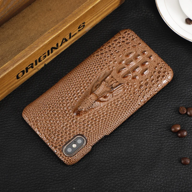 Стильный 3D чехол из натуральной кожи с драконом для Apple iPhone XS MAX Роскошный чехол для iPhone X/XS MAX/XR чехол для телефона
