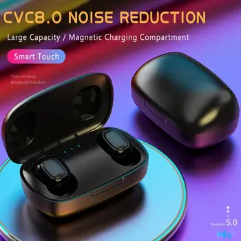 

6D Wireless Earphone Bluetooth V5.0 Sports Wireless In-Ear LED Display Wireless Stereo Earbuds with Microphone HiFi Headphones