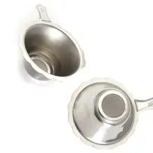 1 шт., Двухслойное ситечко из нержавеющей стали, ситечко для чая, фирменное ситечко, ситечко для заварки чая, кухонные аксессуары, Прямая поставка