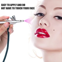 Мини Портативная аэрография с компрессором регулируемый 3 скоростной распылитель пистолет-распылитель набор для дизайна ногтей живопись макияж Маникюр Ремесло