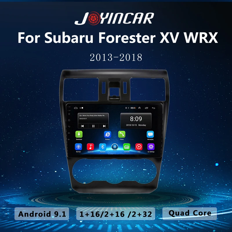 9 дюймов Android 1 для Subaru Forester XV WRX 2013-2018 автомобильный Радио мультимедийный видео