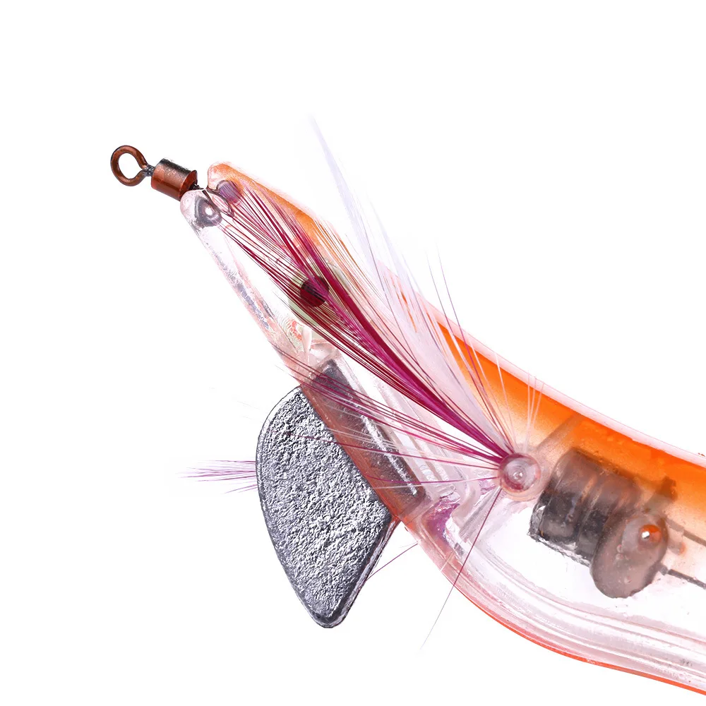 Flashing LED Light Lead Sinker Squid - Good Baits