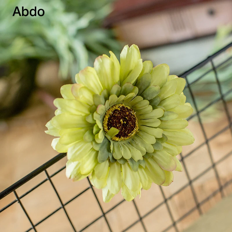 

60cm DIY Daisy Artificial Silk Flowers for Home Decoration 1Pcs Thanksgiving Garden Farmhouse Home Decor Flower Branch