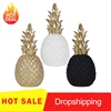 Golden Modern Nordic Style Pineapple Ornament Desktop Creative Metal Finishes Window Home Livingroom Ramadan Decoration for Gift 1