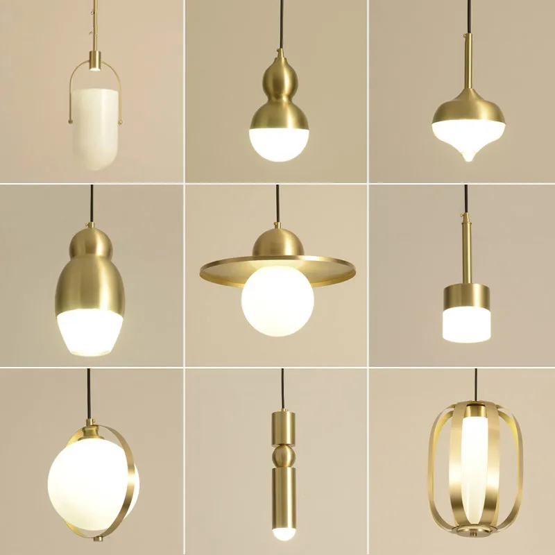 modern brass lighting