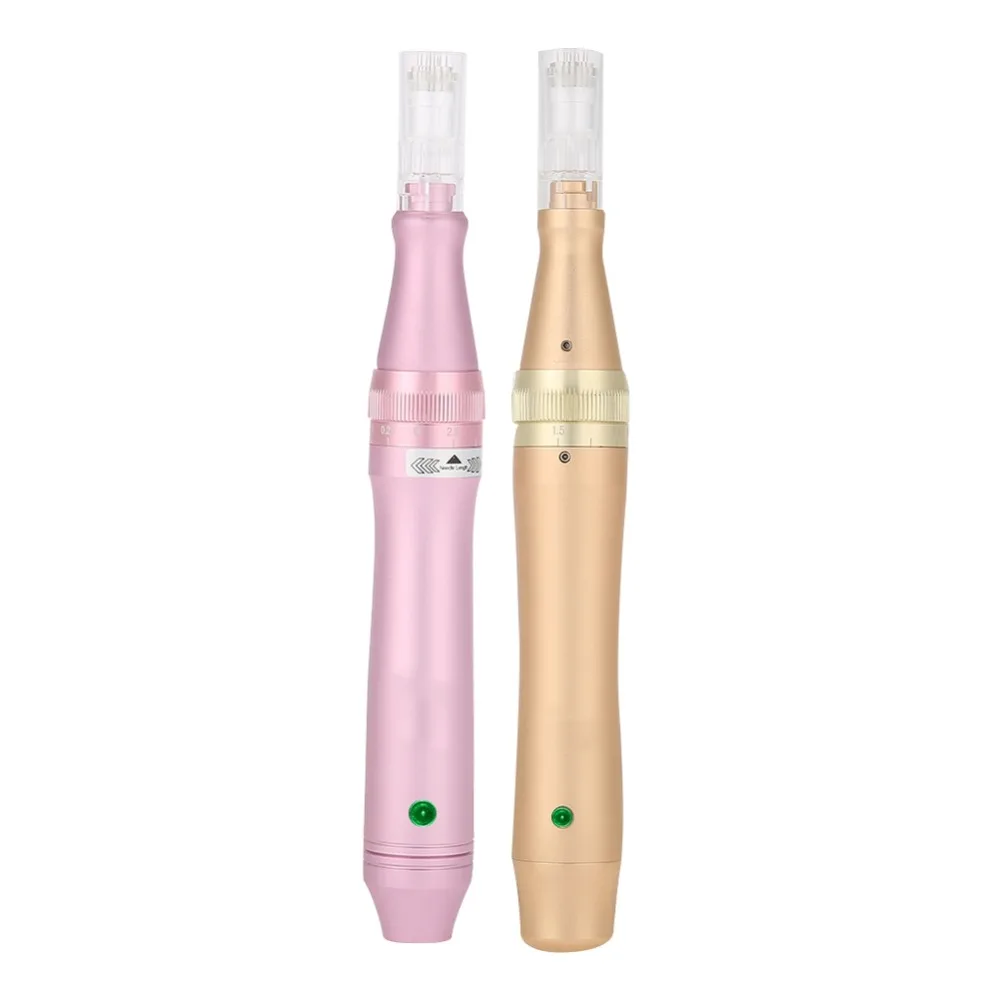 

2 Types Electric Micro-needle Tattoo Machine Pen with Needles Tattoo Supplies Sets Tightening Skin Device Body Artists Tattoos