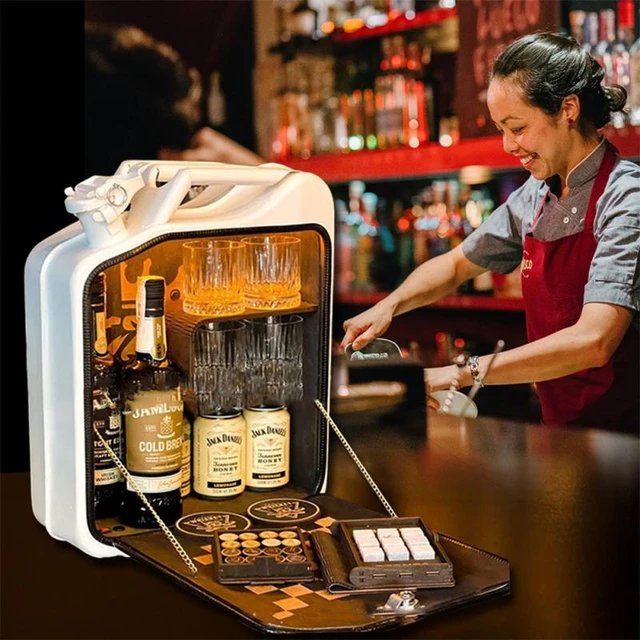 Mini-Bar de noël, ma grotte, mes règles personnalisées, petit Bar, armoire,  Bar à whisky, cadeau pour mari et papa - AliExpress