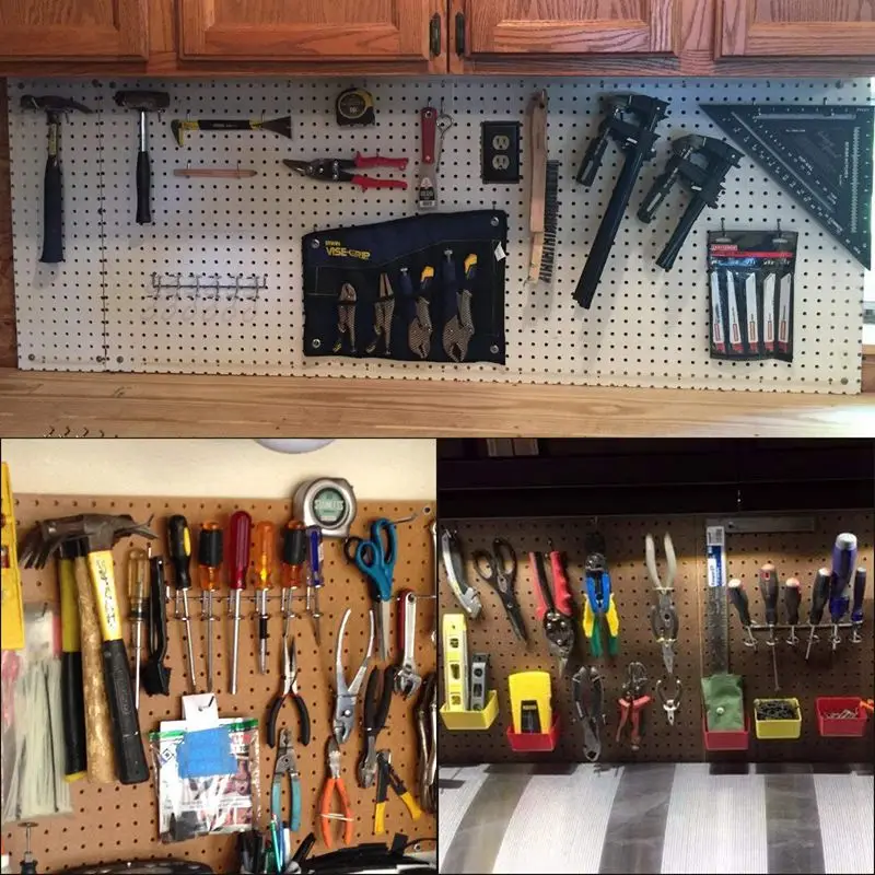 50 шт. Pegboard стеллажи крючки и органайзер ассортимент