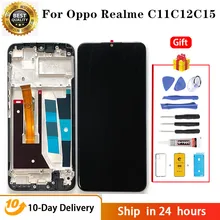 

LCD Display For Oppo Realme C11 RMX2185 Lcd With Frame Digitizer 10 Touch C15 RMX2180 C12 RMX2189 Touch Screen 6.5 Inch