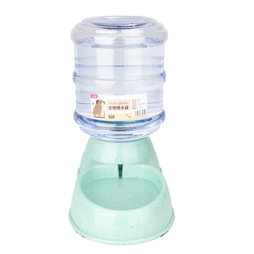 

Pet Automatic Waterer Gravity Supply Cat And Dog Waterer 3.8L Large-Capacity Automatic Pet Feeder Waterer