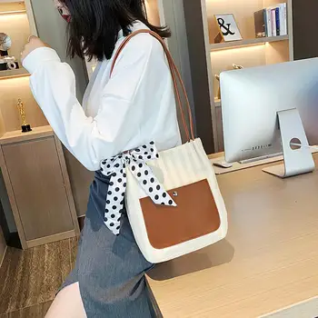 

Elegant Scarf Bow Handbags Women Straw Totes Travel Holiday Shoulder Bag Knit Plaid Straw Linen Beach Messenger Bag Dropshipping