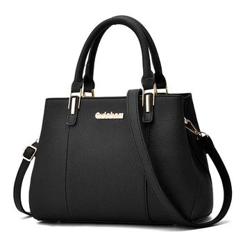 

Cowhide lady bag 2019 New Fashion leather bag lady handbag inclined across middle-aged lady bag lady mother bag