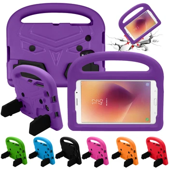 

Case For Samsung Galaxy Tab A 8.0 2017 SM-T380 T385 With Hand-Hold Kid Safe Shockproof Protective Tablet Cover For Children Kids