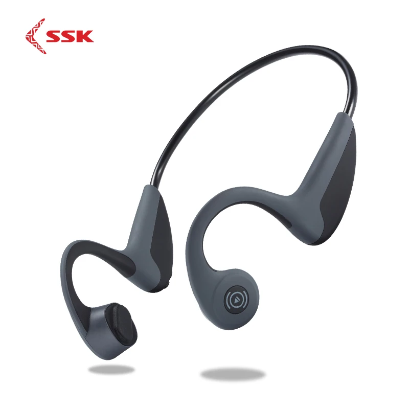 

SSK Bone Conduction Earphone Wireless Bluetooth 5.0 Headset Wireless Headphones Sport Earphone Waterproof with Microphone BT09