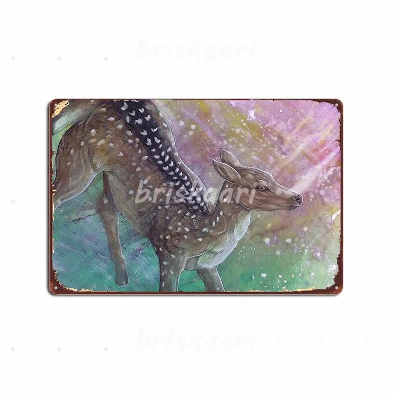 

Fawn Metal Signs Garage Decoration Designing Wall Mural Party Metal Posters