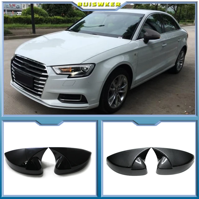 Autos eitige rückspiegel kappe rückspiegel abdeckung verkleidung dekoration  für audi a3 8v s3 rs3 2015-2019 autozubehör - AliExpress