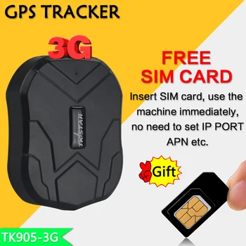 

3G WCDMA GPS Tracker Car TK905-3G GSM/GPS Tracker Standby 60 Days Waterproof Magnetic Vibrate Alarm Real Time Lifetime Free APP