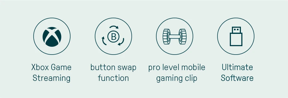 8BitDo SN30 Pro for Xbox cloud gaming on Android includes clip - Android