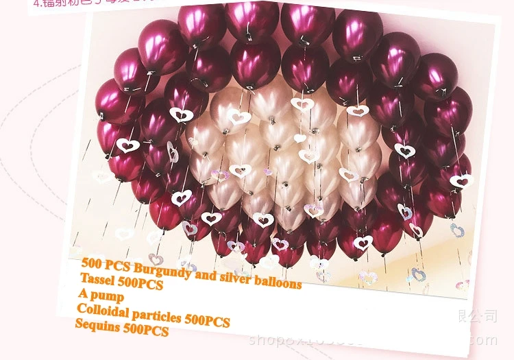 

500pcs wedding balloons love birthday party decorations kids aniversario